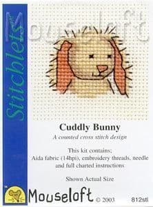 Mouseloft Cuddly Bunny Stitchlets cross stitch kit